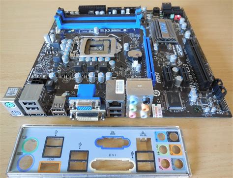 MSI H55M E33 MS 7636 Ver 1 0 Mainboard Blende Intel H55 Sockel 1156 D