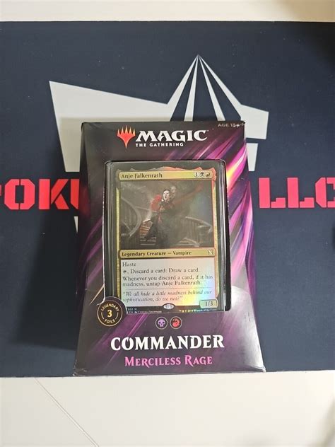 Magic The Gathering Mtg Commander 2019 Merciless Rage Commander Deck Ebay