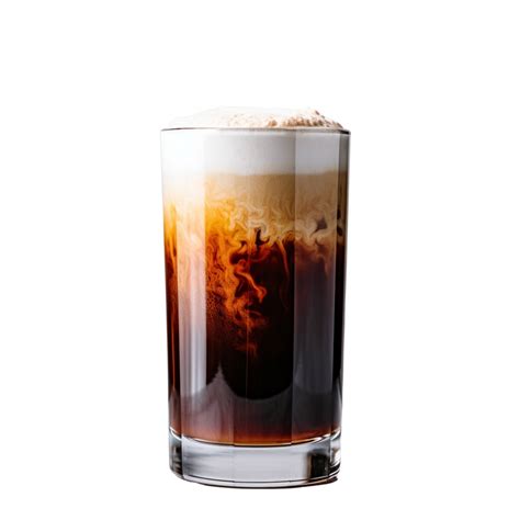 AI generated Nitro Coffee, Cold brew infused with nitrogen on