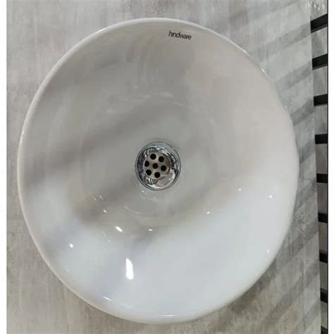 Ceramic Hindware Elegance Counter Wash Basin Wash Basin Type Table