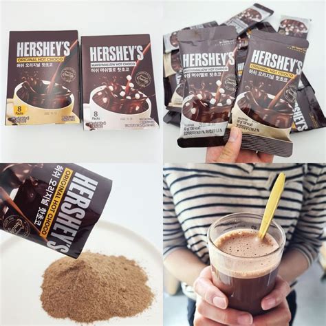 Korea Imports Hershey S Hot Cocoa Powder Marshmallow Classic Original Chocolate Instant Drink