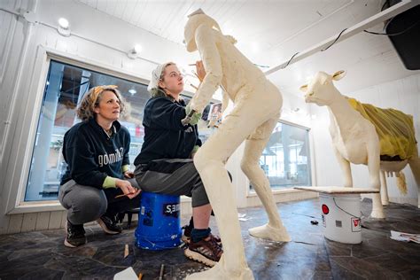 Smooth Like Butter Iowa State Fair Honors Caitlin Clark With Unique Sculpture Just Womens Sports