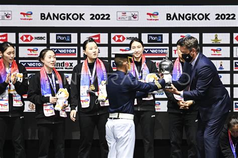 Korea Selatan Juara Piala Uber Antara Foto