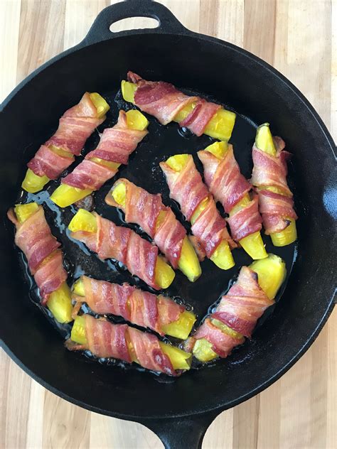 Bacon Wrapped Pickles