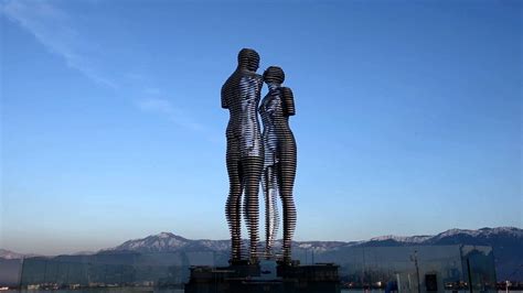 Statue Of Love Batumi Moving Statues Of A Man And Woman Love Statue