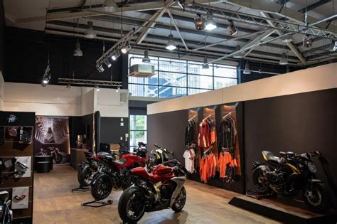 Grand Opening of the Stunning 140 square foot MV Agusta Showroom ...