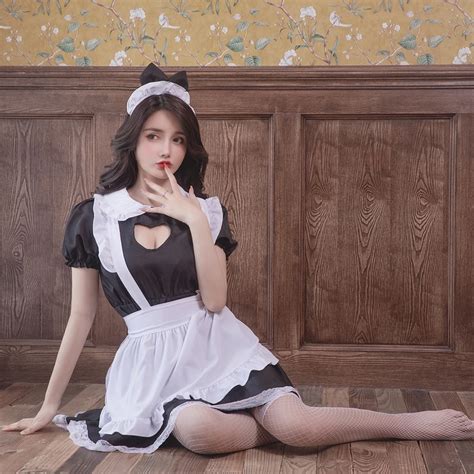 Sexy Lingerie Maid Costume Cute Maid Cos Sexy Uniform Seductive Set