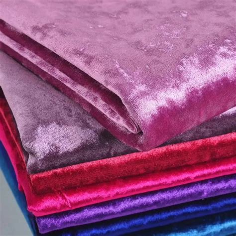 X Cm Thick Ice Gold Velvet Fabric For Sofa Luxury Soft Purple