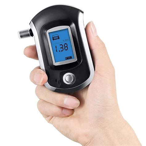 Portable Lcd Breath Alcohol Tester Alcohol Detector Digital Sensor