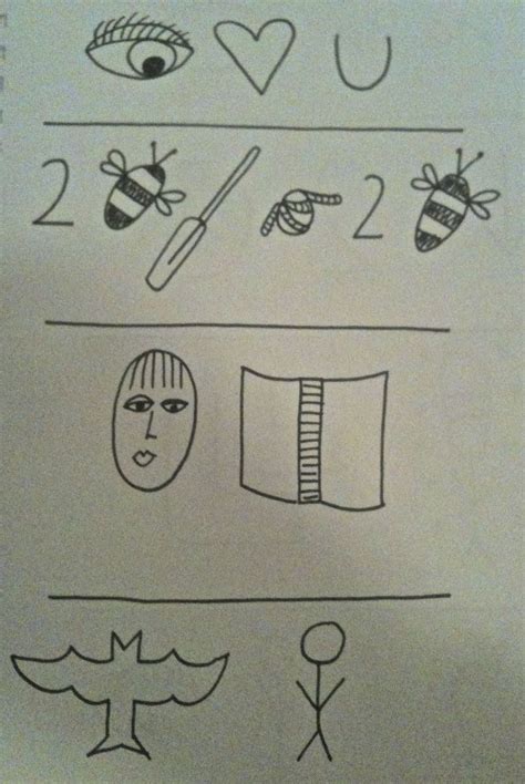 Symbols & distribution: Week six- Rebus symbols