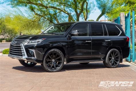 2019 Lexus Lx With 22 Black Rhino Traverse In Matte Black Wheels