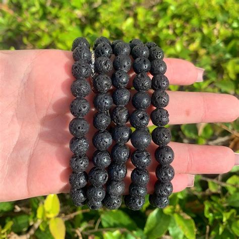 Shop Lava Bead Bracelet • The Green Crystal