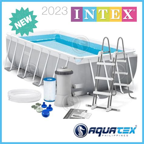 Intex 26790 Intex Prism Frame Pool 400m X 200m X 122m With Filter Pump New 2023 Lazada Ph