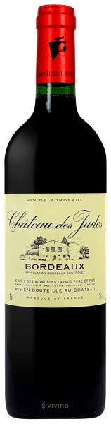 Vignobles Lavaud Château des Judes Bordeaux Rouge Vivino Italia