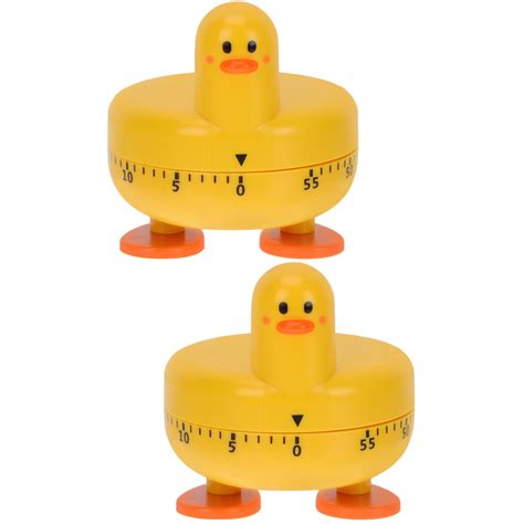 2 Pcs Adorable 60 Minutes Kitchen Timer Count Down Alarm Reminder