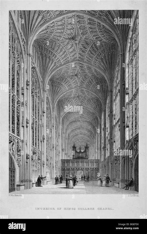 King’s College Chapel, Interior view Stock Photo - Alamy