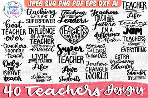 Teacher Svg Bundle Teacher Life Svg Graphic By