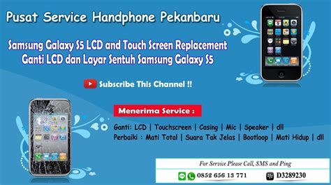 Samsung Galaxy S5 LCD Touch Screen Replacement Cara Ganti LCD Dan