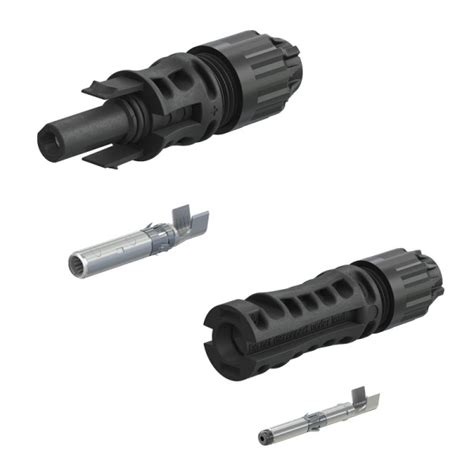 Stäubli MC4 EVO 2 Connector Set 4 6mm² PV KST4 EVO 2 6I UR PV KBT4