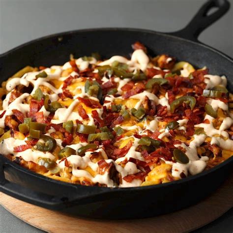 BBQ Chicken Ranch Loaded Fries Cooking TV Recipes