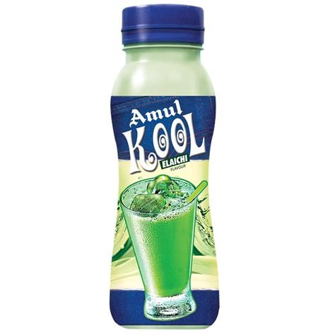 Amul Kool Elaichi Flavoured Milk Plastic Bottle 180ml