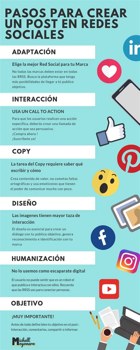 Pasos Para Crear Un Post En Redes Sociales Redes Sociales Socialismo