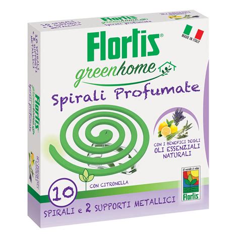 Antizanzare Spirali Profumate Flortis GreenHome 10 Pz OBI