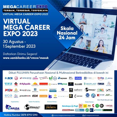 Job Fair Virtual Mega Career Expo 2023 Budi Luhur Career Center