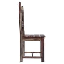 Frisco Modern Rustic Solid Wood Ladder Back Dining Chair