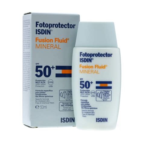 Fotoprotector Isdin Spf Fusion Fluid Mineral Ml