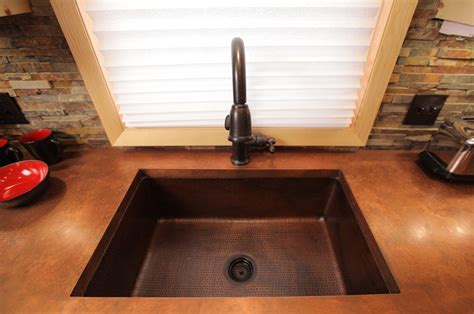 Premier Copper Hammered Copper Single Basin Kitchen Sink