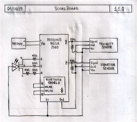 Basketball Scoreboard Circuit Diagram