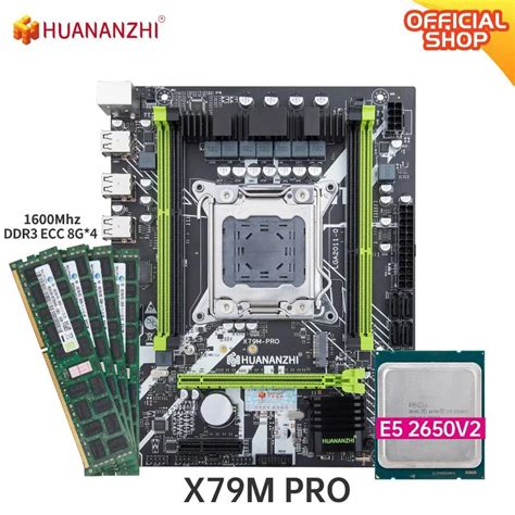 Cartes Mères X79 M Pro Carte Mère Avec Intel Xeon E5 2650 V2 4 8 Go ...
