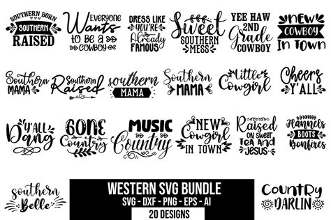 Western Svg Bundle Bundle · Creative Fabrica