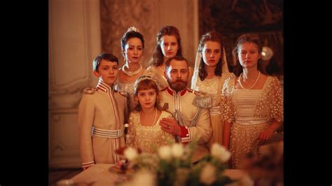Tsar Nicholas II and the House of Romanov at the Winter Palace w ...