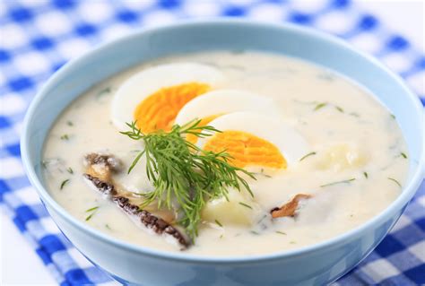 Traditional South Bohemian Mushroom Soup Czech Cuisine