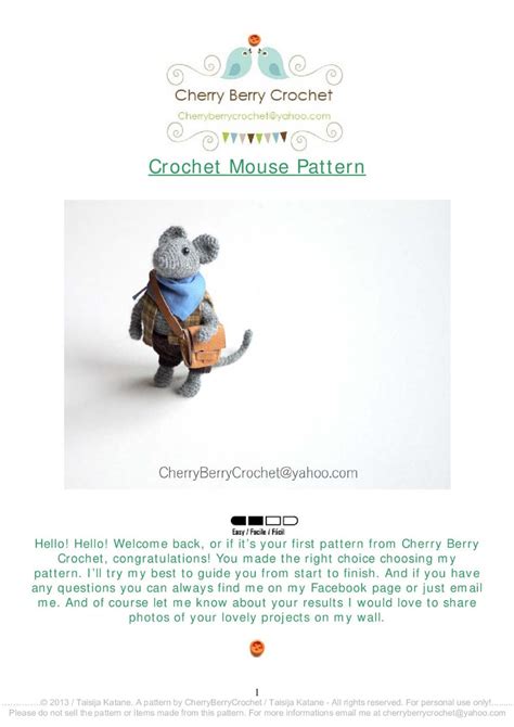 Crochet Mouse Pattern