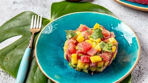 Recette Le Tartare De Saumon La Mangue Et L Avocat