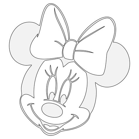 Mickey Mouse Head Stencil