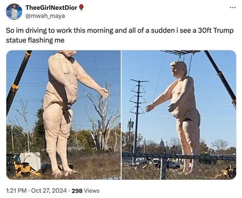 Weird Statues Of Donald Trump Keep Popping Up In Different Cities