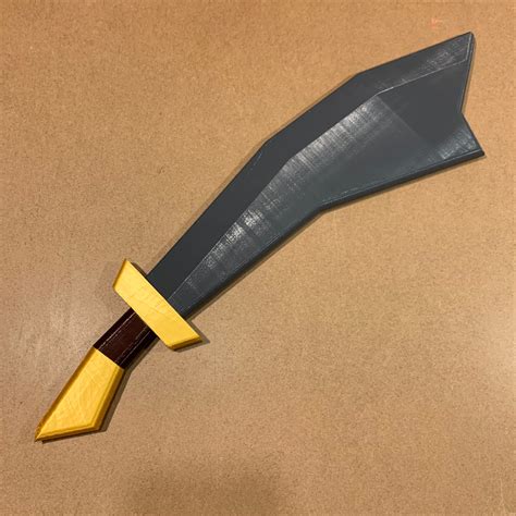 Scimitar Osrs Style Sword Rune Adamant Mithril Bronze Iron Steel G