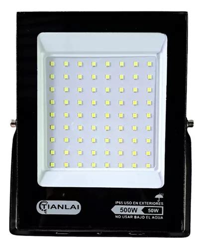 Reflector Ultra Delgado 50w Para Exteriores Parques MercadoLibre