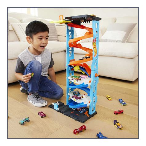 Hot Wheels City Transforming Race Tower Play Set