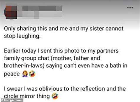 Mum Left Mortified After Sending A NAKED Photo Of Herself To In Laws Group Chat Daily Mail Online