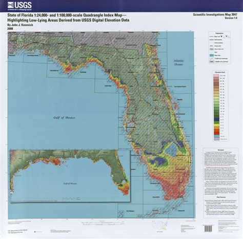 Sarasota County Florida Elevation Map | Printable Maps