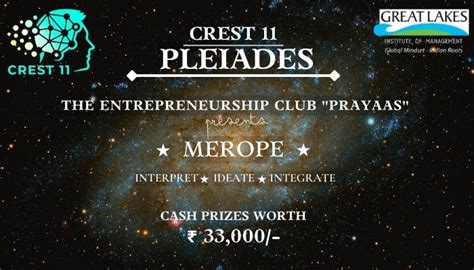 Merope: "Interpret, Ideate, Integrate" by Great Lakes Institute of Management (GLIM), Gurgaon ...