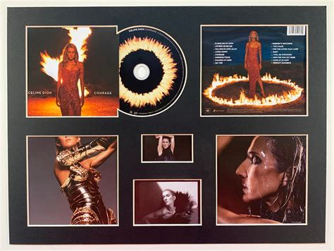 CELINE DION Courage Album Display Deluxe - Etsy