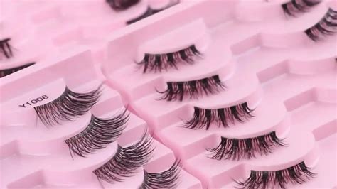 YSDO 10 Pairs Half Mink Eyelashes Natural Faux 3d Mink Lashes Soft