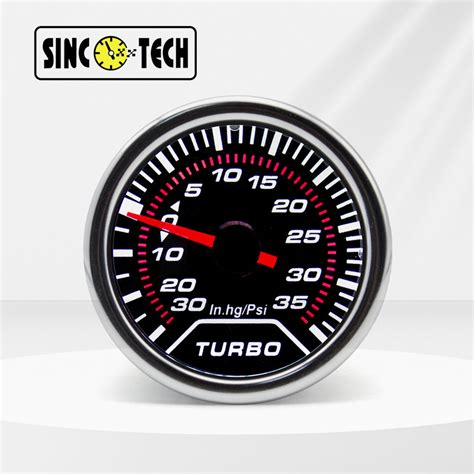 Turbo Psi Digital Turbo Boost Gauge Sinco Tech DO907 OLED Display Car