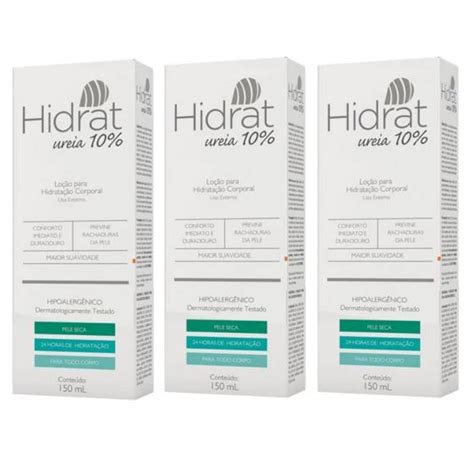 Kit 3 Locao De Hidratacao Corporal Hidrat Ureia 10 Cimed 150ml